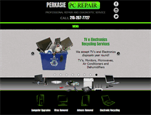 Tablet Screenshot of perkasiepcrepair.com